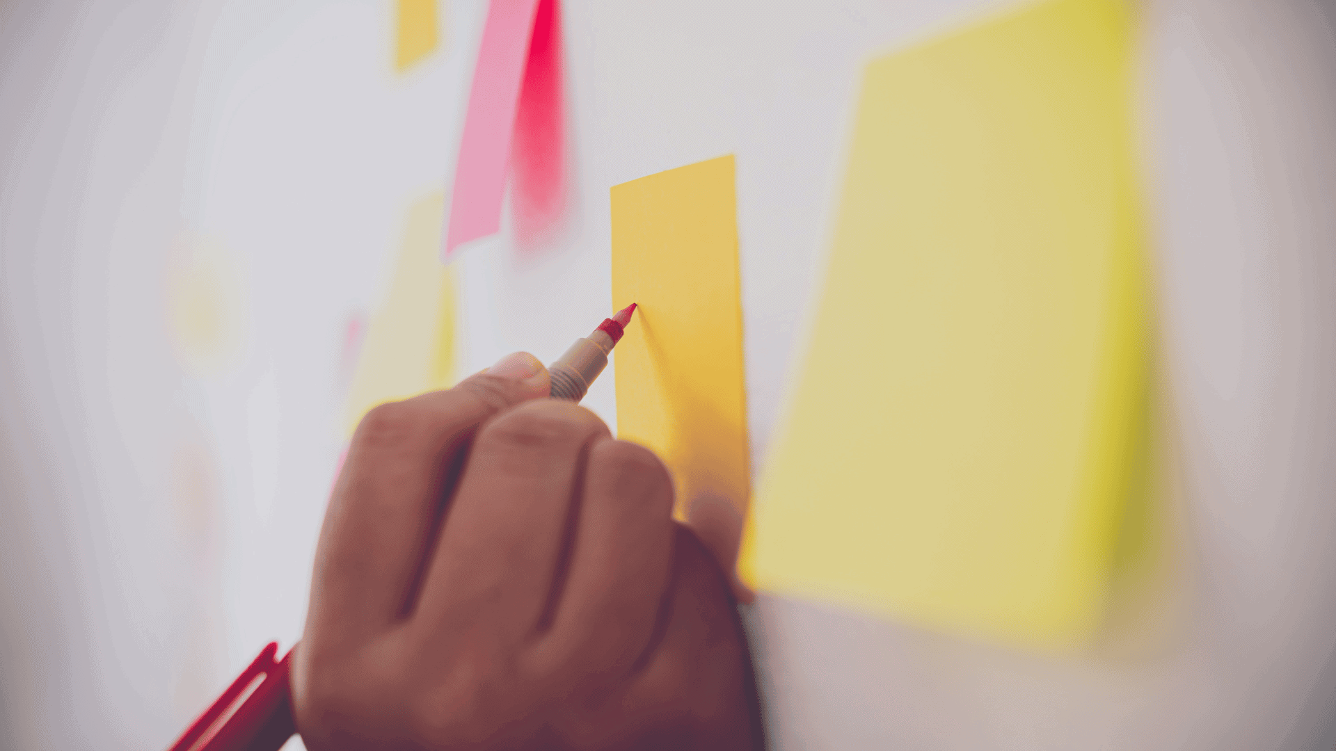 ou can write your reason on a sticky note