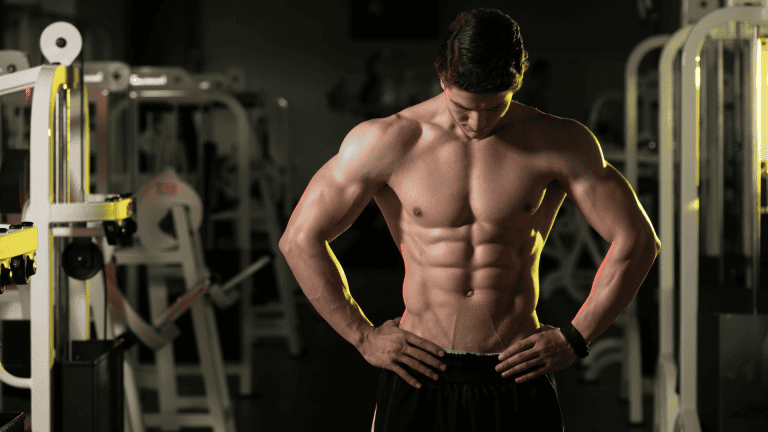 Healthy Man With Six Pack
